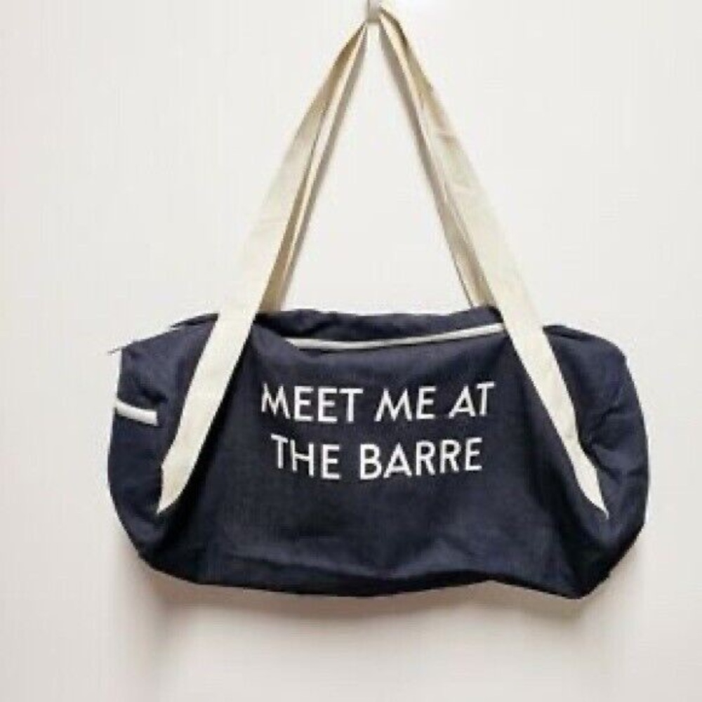 Mini denim duffle Meet me at the barre